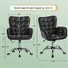 Yaheetech Faux Leather Desk Chair with Padded Armrests - 3 of 4