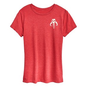 Women's - The Mandalorian - Mando Icon Short Sleeve Graphic T-Shirt - 1 of 4