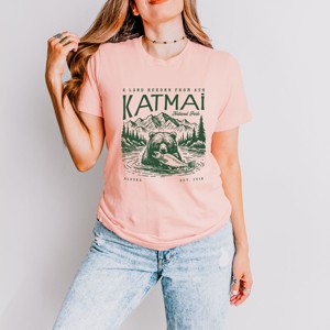Simply Sage Market Katmai National Park A Land Reborn From Ash Short Sleeve Tee - 1 of 4