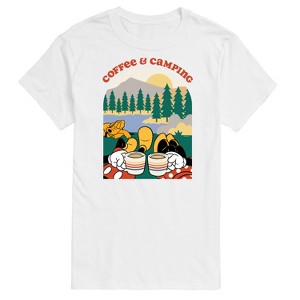 Men's - Disney - Coffee and Camping Short Sleeve Graphic T-Shirt - 1 of 4
