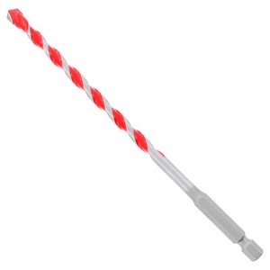 Diablo SPEEDemon 1/4 in. X 6 in. L Carbide Red Granite Hammer Drill Bit Hex Shank 1 pk - 1 of 3