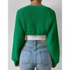 Women's Long Sleeve Cardigan Sweater - Lightweight Open Front Knit Cover Up - 2 of 4