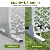 Dovelina Metal Outdoor Privacy Screen Freestanding Patio Decorative Screens - 4 of 4