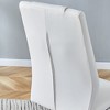 Lyngins Modern Dining Chairs with High Backrest,Upholstered Kitchen Chairs with Anti-slip Footpads,PU Chairs for Dining Room,Kitchen - 4 of 4