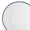 (3 pack) Blue Rim Stoneware Bowl - 4 of 4