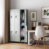 SUXXAN 6 Doors 72''H Metal Storage Locker for Employees for School Gym,Assembly Required - 4 of 4