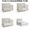 Belatt 4-in-1 Convertible Crib - Adjustable Heights, Daybed & Toddler Bed, Multi-Stage Use - 2 of 4