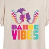 Women's - Trolls - Dance Vibes Poppy Branch Oversized Graphic T-Shirt - 2 of 4