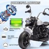 Jojoka 12V Kids Ride on Motorcycle, 3-Wheel Kids Toddler Electric Motorcycle w/Training Wheels, One-Button Start - 3 of 4