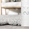 Nuloom Idina Solid 4x6 Indoor/Outdoor Area Rug for Living Room Patio Deck Front Porch Kitchen, Black and Grey - 3 of 4