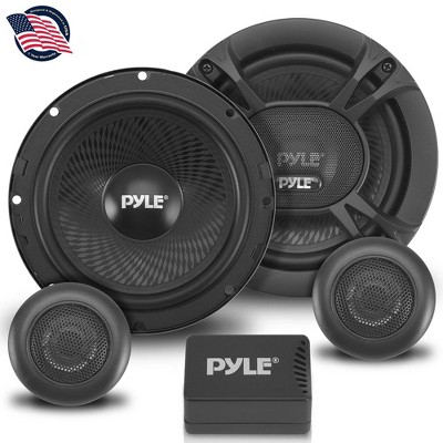 PYLE 2-Way Car Stereo Speaker System - 360W 6.5 Inch Universal Pro Audio Car Speaker