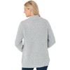 Woman Within Plus Size Shawl Collar Shaker Sweater - 3 of 4