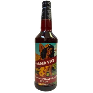 Trader Vic's Pomegranate Grenadine Syrup for Cocktail Mixes, Mocktails, & Drinks 32 Fl. Oz. / 946 Ml. - 1 of 4