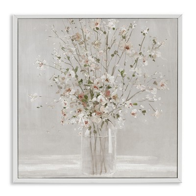 Stupell Industries Neutral Flower Vase Arrangement, 12" x 12"