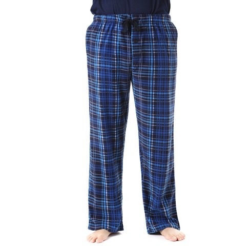 #followme Men's Microfleece Pajamas - Plaid Pajama Pants for Men - Lounge &  Sleep PJ Bottoms-45902-9-L