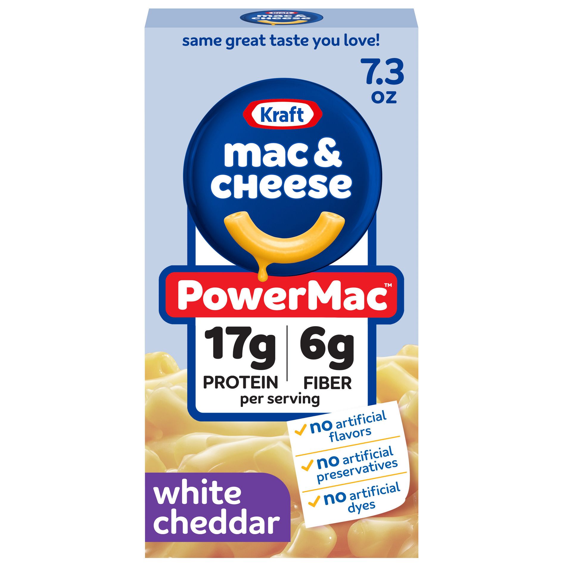 Kraft Power Mac White Cheddar Mac and Cheese - 7.3oz