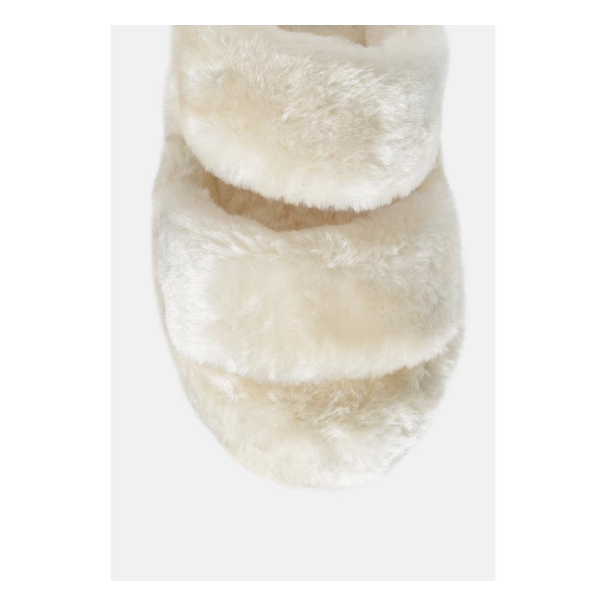 Обувь London Rag Womens Fur Slip On s Flat 10 — фото 4