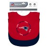 BabyFanatic Officially Licensed Unisex Baby Bibs 2 Pack - NFL New England Patriots. - image 3 of 4