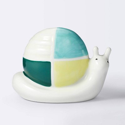 Image of Nightlight Ceramic Snail - Cloud Island™ White