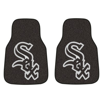 MLB Chicago White Sox Carpet Car Mat Set - 2pc