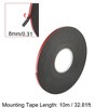 Unique Bargains Car Waterproof Double Sided Sponge Tape Red Black 1 Pc - 4 of 4