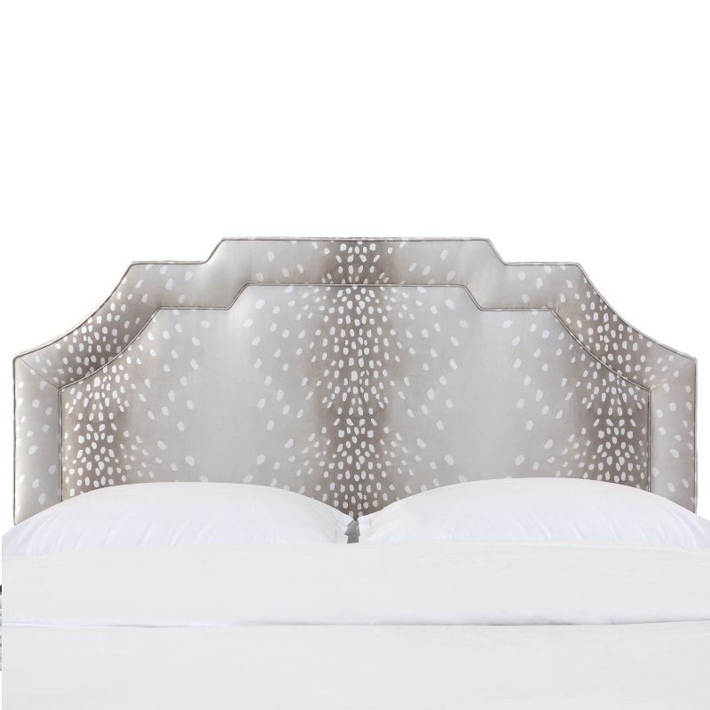 Skyline Furniture Ever Notched Border Headboard in Patterns, 1 of 8