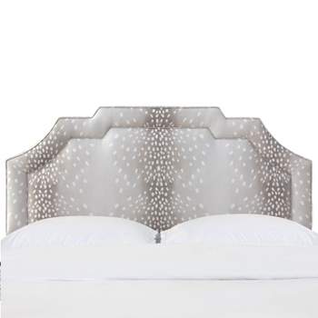Skyline Furniture Ever Notched Border Headboard in Patterns