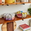 iDesign Set of 2 Divided 11.5-inch Lazy Susan for Kitchen Storage, Clear - 3 of 4