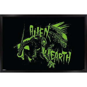 Trends International Alien: Earth (2025) - Green Xenomorph Framed Wall Poster Prints - 1 of 4