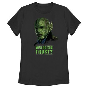 Women's Marvel: Secret Invasion Skrull Who Do You Trust T-Shirt - 1 of 4