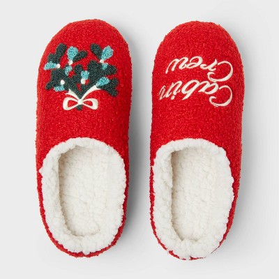 Adult Cabin Crew Scuff Slippers - Wondershop™ Red