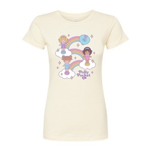 Women's - Polly Pocket - Polly Pocket Rainbows Fitted Graphic T-Shirt - 1 of 3