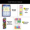 Global Printed Products Hardcover AY 2025-2026 Fashion Planner - 5.5"x8" (Colorful Butterflies) - 2 of 4