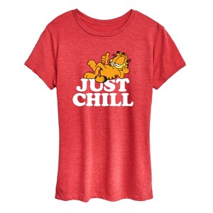 Women's - Garfield - Just Chill Short Sleeve Graphic T-Shirt - 1 of 4