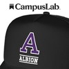 Gender Neutral Official Albion College Primary Logo Foam Snapback Trucker Hat - for Men and Women Black Black One Size - 4 of 4
