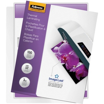 Fellowes Laminating Pouches, 9 x 11-1/2 Inches, 3 mil Thickness, pk of 150