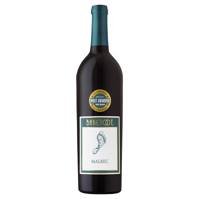Barefoot Cellars Malbec Red Wine - 750ml Bottle