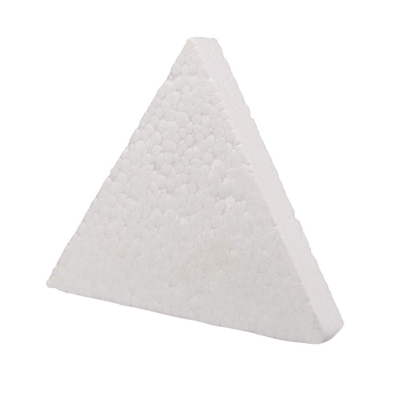 6 Pack Triangle Polystyrene Foam, Painting Activity for Kids, DIY Toy Puzzle, Arts & Crafts Supplies for School Project, 8 inches, 2 of 3