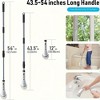 JANSNO 360° Rotating Electric Cleaning Brush with 8 Replaceable Heads, Adjustable Handle and 2 Speeds - 2 of 4