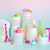 Daydream Society - Cobalt Frenchie Striped Treat Cups - Pack of 8 Paper Plates - 3 of 3