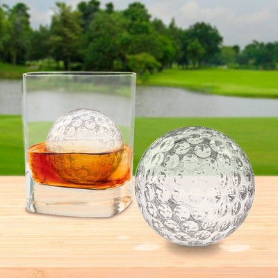 Tovolo Set of 3 Golf Ball Ice Mold Green: Plastic, 3 Cavities, Dishwasher-Safe, 17.4 Volume, 3.5" Height, 9.75" Depth