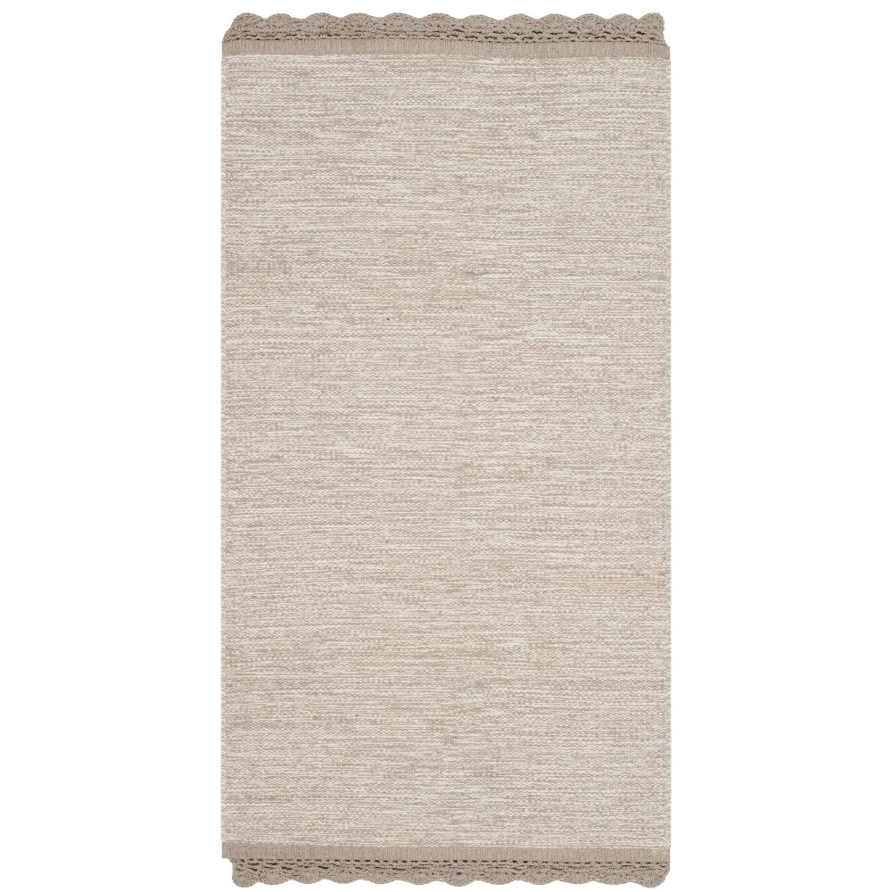 2'3inx7' Woven Spacedye Design Runner Rug Beige - Safavieh