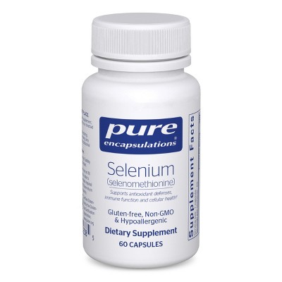 Pure Encapsulations Selenium (Selenomethionine) - Antioxidant Supplement for Immune System, Prostate, Collagen and Thyroid Support