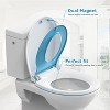 COZONY Round Toilet Seat with Built-In Toddler Seat, Slow-Close Potty Training Toilet Seat for Adults & Kids, Magnetic Child Seat Attachment - 2 of 4