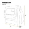 Crossbody Snap Bag, Durable, Adjustable Shoulder Bag with Flap Over Snap Closure, Carhartt Brown - 4 of 4