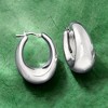 Ross-Simons Italian Sterling Silver Graduated Hoop Earrings - 4 of 4