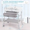 Baby Bathtub with Changing Table, Removable Bath Tub Unit w/Soft Cushion - 4 of 4