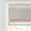 Linen Blend Light Filtering Cordless Roman Shade Natural 31x64in - 4 of 4