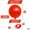 KatchOn, Metallic Red Balloons - 22 Inch, 12 Pieces | 4D Sphere Red Metallic Balloons, Valentines Day Decorations - 2 of 4