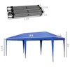DSVIMOY 10'*20' Pop Up Canopy Tent, Outdoor Instant Gazebo Sun Shade Shelter for Catering, Wedding, Blue, 230.4"*116.4"*106.8" - 3 of 4